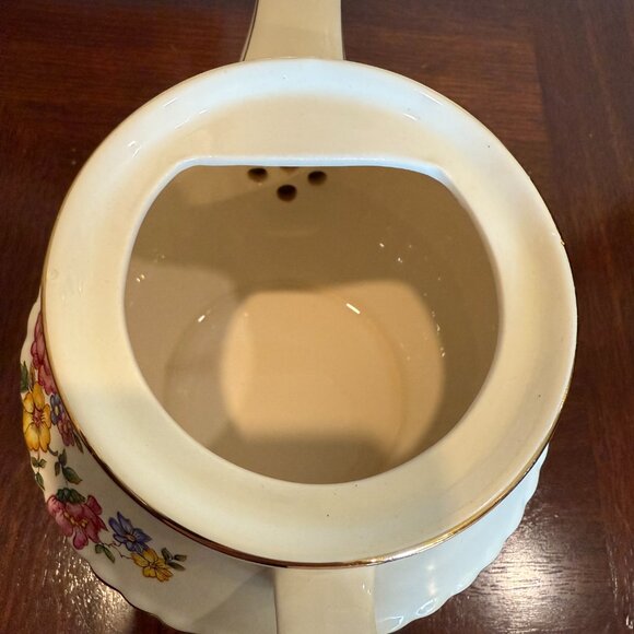 Sadler English Teapot - with Pink and Yellow Flowers - Picture 4 of 5